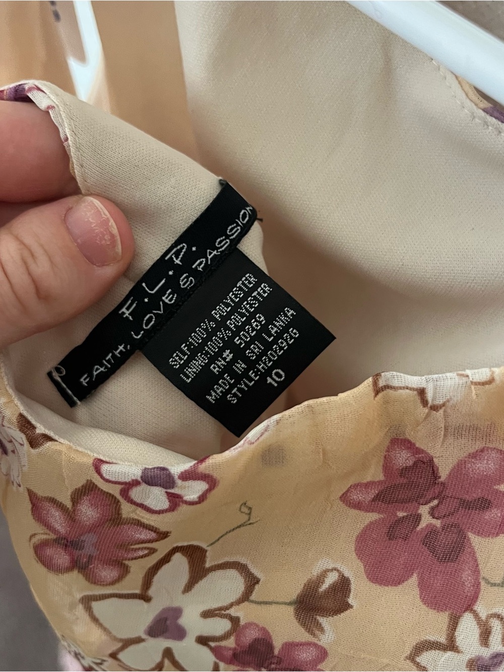 Vintage Faith Love and Passion Women's 10 Midi Dress. - Picture 4 of 4